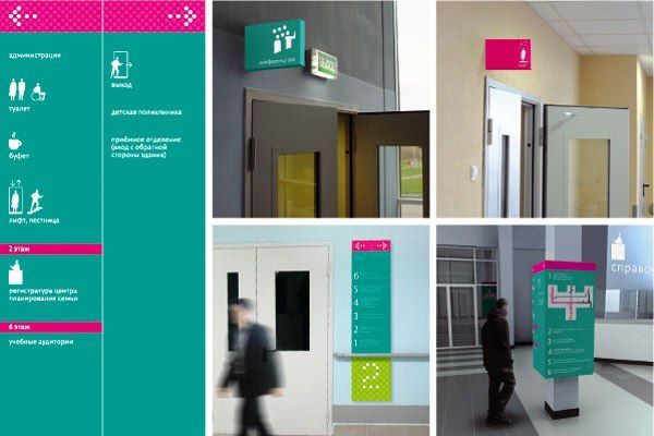 навігаційні пілони та таблички