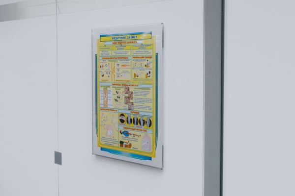 акриловий стенд під паперовий постер